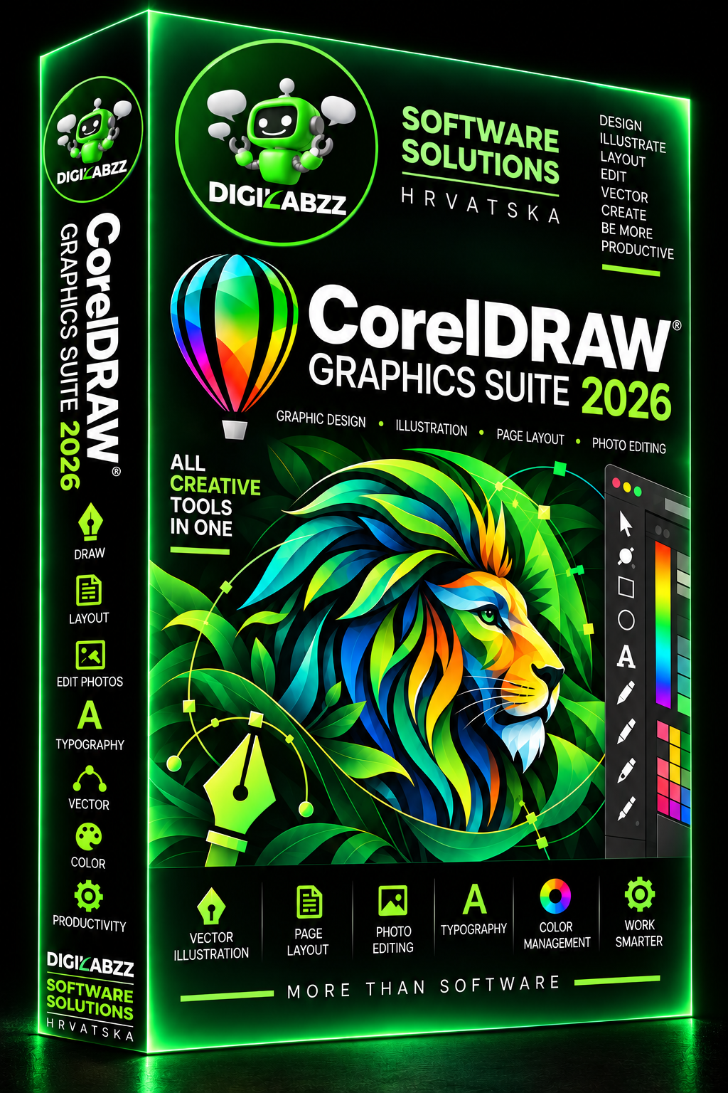 DigiLabzz kutija CorelDRAW Graphics Suite 2026
